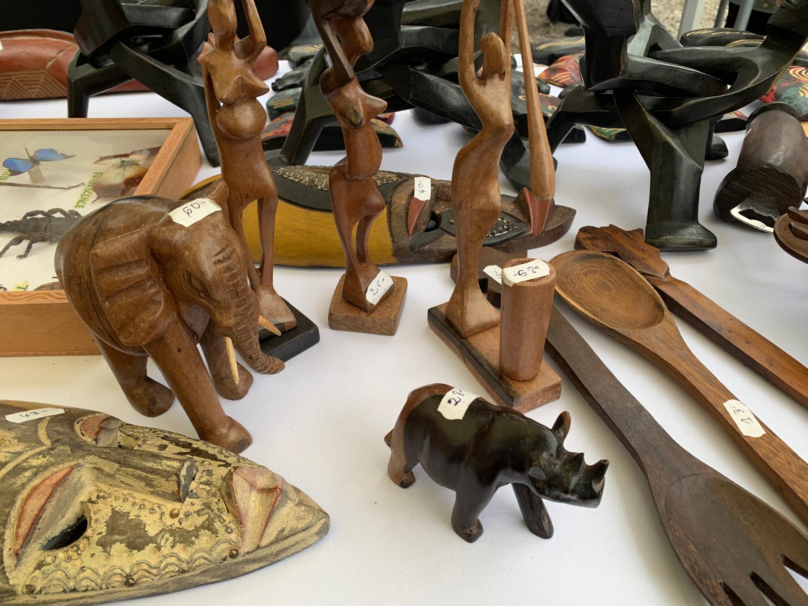 Sculptures en bois togolaises
