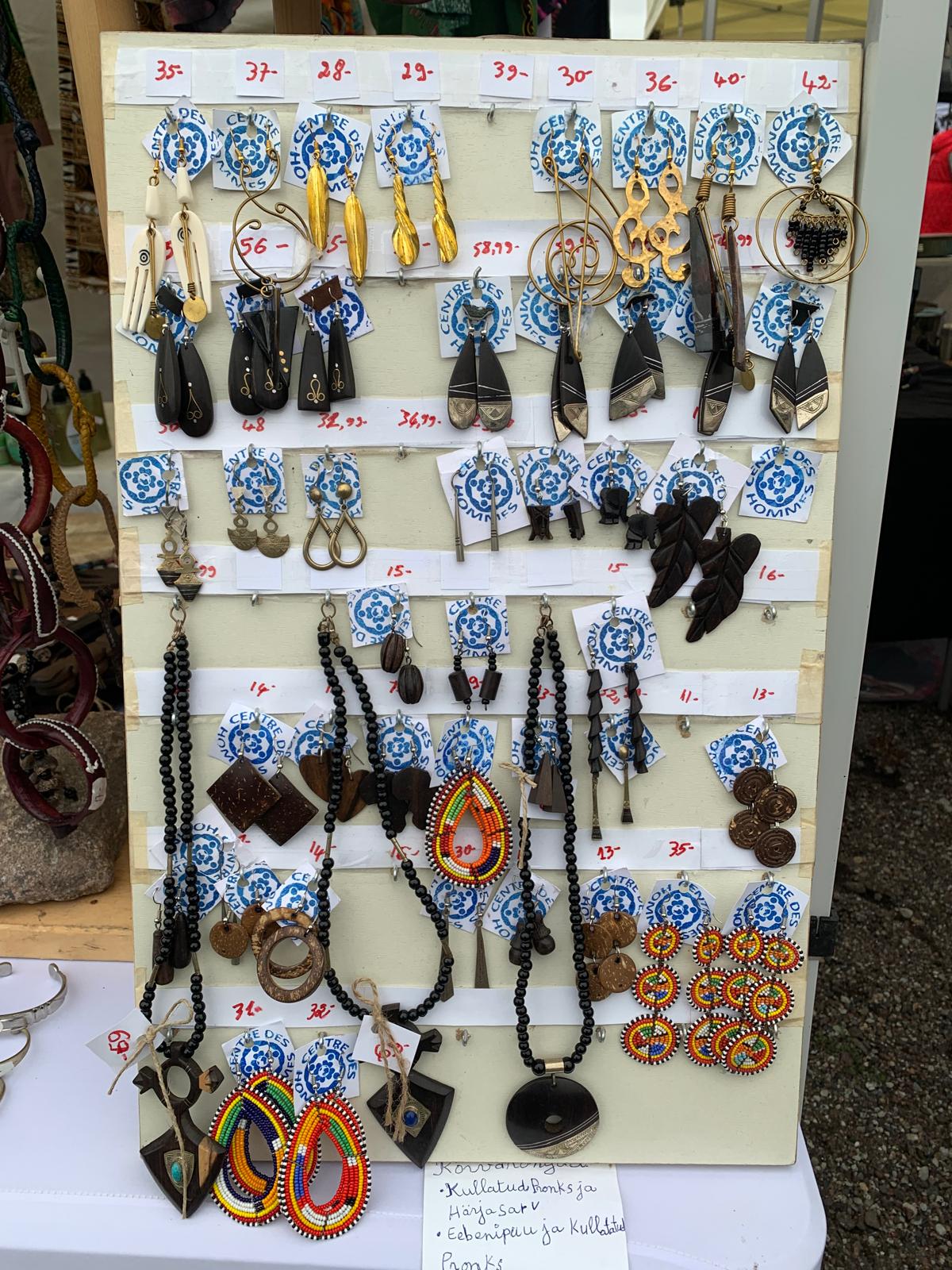 Bijoux togolais faits main
