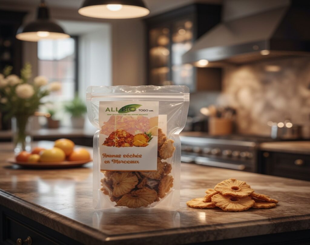 Dried chunks pineapple from Togo – 100% natural, no added sugar ...