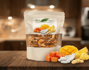 Dried fruit mix - Mango, Pineapple, Banana, Papaya and Ginger
