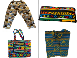 African Fabrics - Dresses, Trousers, Clutch Bags, Bags and More