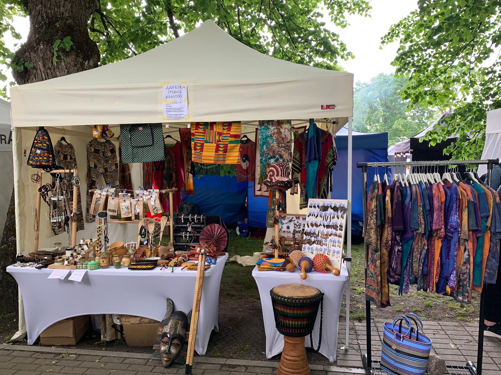 TogoSunny stand at the Pärnu Hanse Market