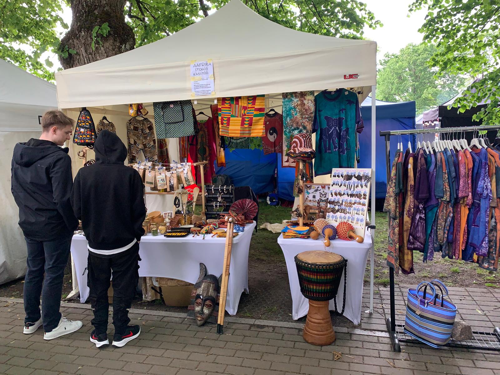 Young visitors at the TogoSunny stand