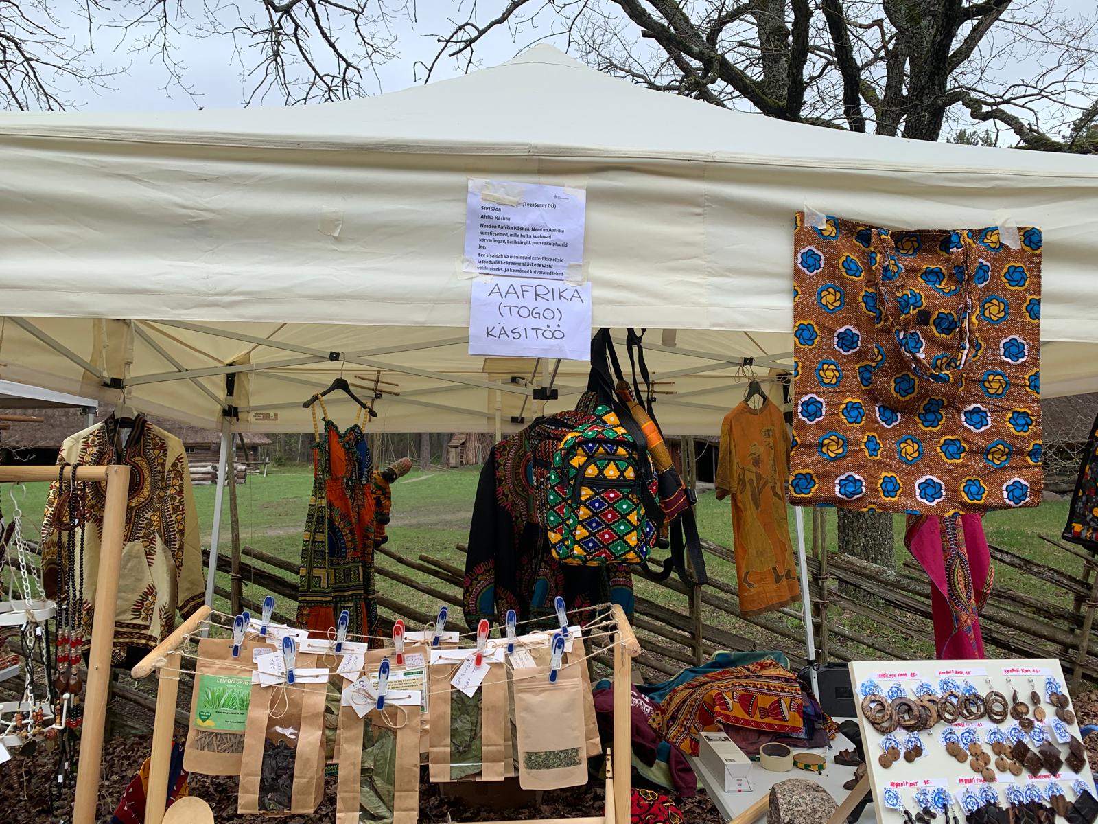 TogoSunny stand at the spring market