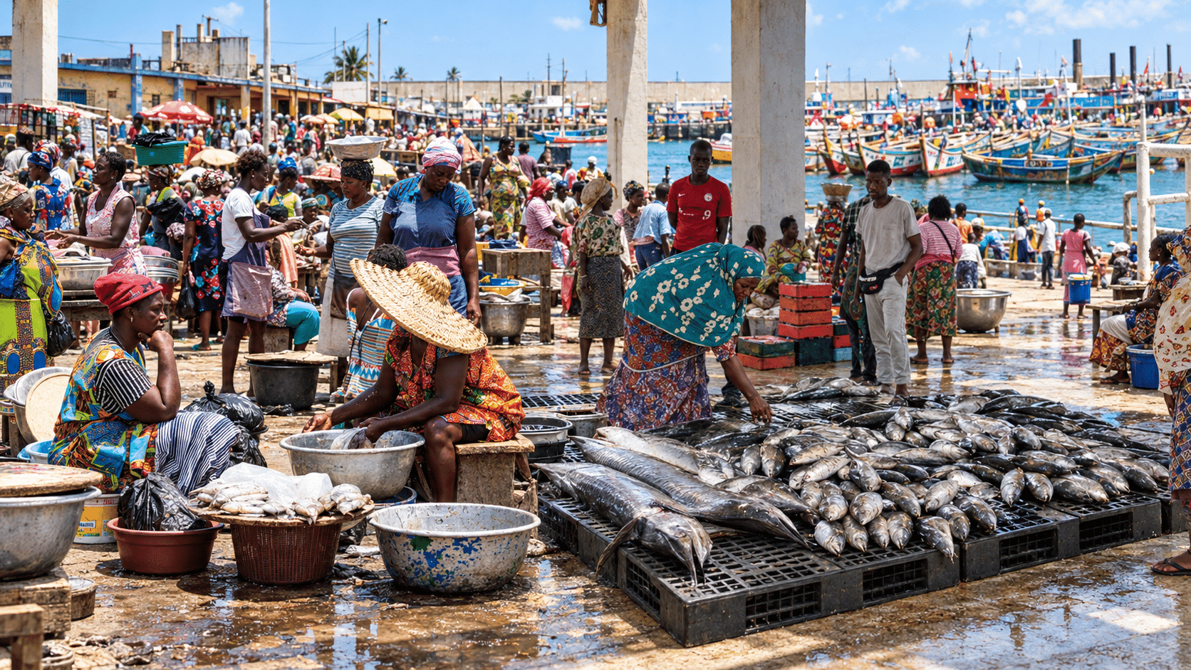 Port de pêche de Lomé