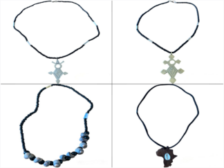 Wear Africa’s Soul - Beauty, Strength and Heritage: Necklace pearl, Tuareg silver, Leather and others