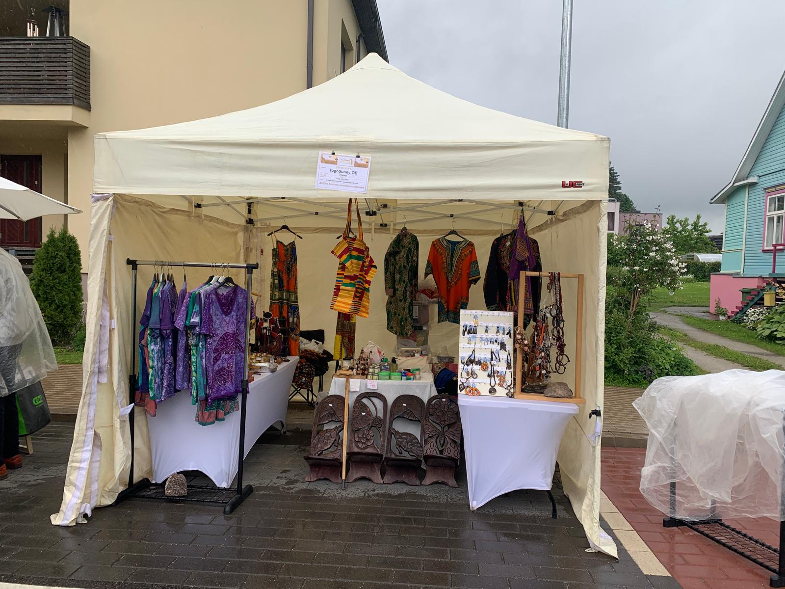 TogoSunny stall at Rakvere's Kreisilaat