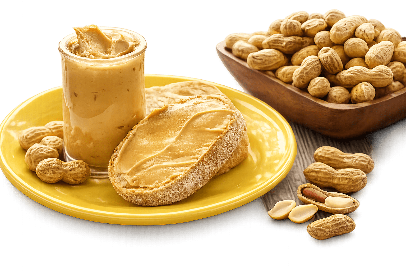 Peanut butter on bread